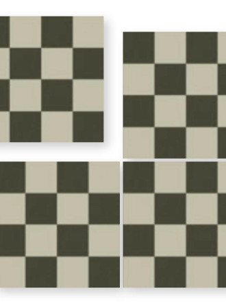 Carrelage noir 20x20 grès cérame aspect ciment | JU2026021