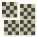 Carrelage noir 20x20 grès cérame aspect ciment | JU2026021