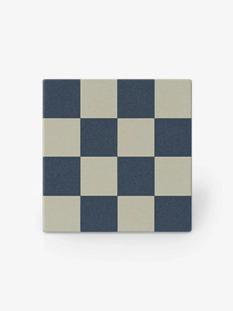 Carrelage bleu foncé 20x20 mat grès cérame artisanal | JU2026019