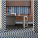 Carrelage bleu foncé 20x20 mat grès cérame artisanal | JU2026019