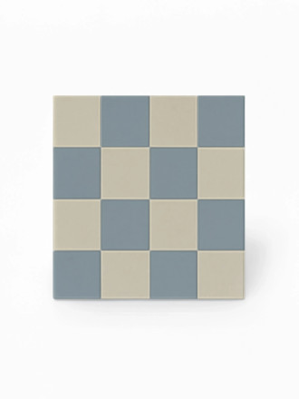 Himmelblaue Fliesen 20x20 aus Feinsteinzeug, matt | 4TBB
