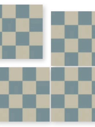 Himmelblaue Fliesen 20x20 aus Feinsteinzeug, matt | 4TBB