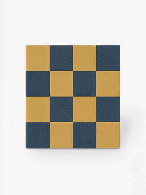 Kalia ocre azul 