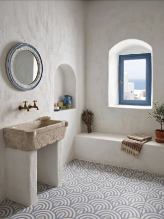 Décor Blue Three