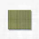Plaquette faience pâte blanche en kit kat - couleur ocre -  23x33,5cm Brillant | ju2026041