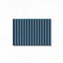 Plaquette faience pâte blanche en kit kat - couleur bleu -  23x33,5cm Brillant | JU2026042