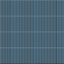 Plaquette faience pâte blanche en kit kat - couleur bleu -  23x33,5cm Brillant | JU2026042