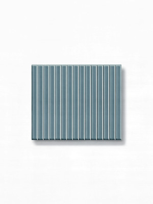 Plaquette faience pâte blanche en kit kat - couleur bleu céleste -  23x33,5cm Brillant | ju2026043 