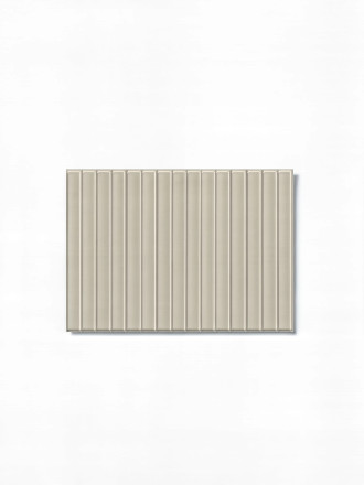 Plaquette faience pâte blanche en kit kat - couleur beige gris -  23x33,5cm Brillant | ju2026044