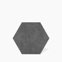 Lot du Carrelage collection OHIO pour sol et mur en grès cérame ANTHRACITE HEXAGONAL 22X25 cm pour intérieur - LC26-MK2305224