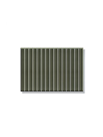 Plaquette faience pâte blanche en kit kat - couleur noir-  23x33,5cm Brillant | ju2026047