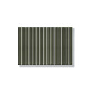 Plaquette faience pâte blanche en kit kat - couleur noir-  23x33,5cm Brillant | ju2026047