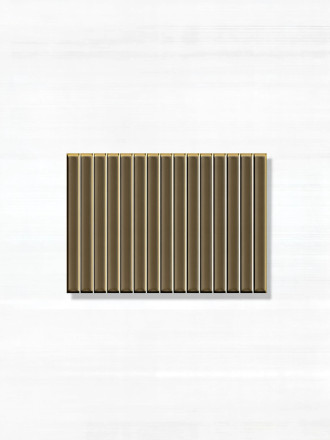Plaquette faience pâte blanche en kit kat - couleur marron-  23x33,5cm Brillant | ju2026049