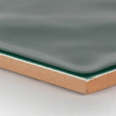 Lot de Carrelage 15 x 15 cm martelé vert à effet artisanal - LC26-LU7404058