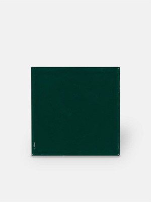 Carrelage 15 x 15 cm martelé vert à effet artisanal - LU7404058 