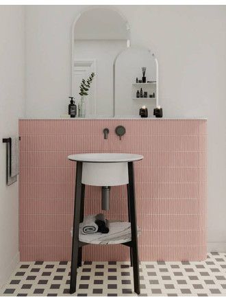 Carrelage Douceur Rose Blush Matt - 12.5x25cm - FV2702079