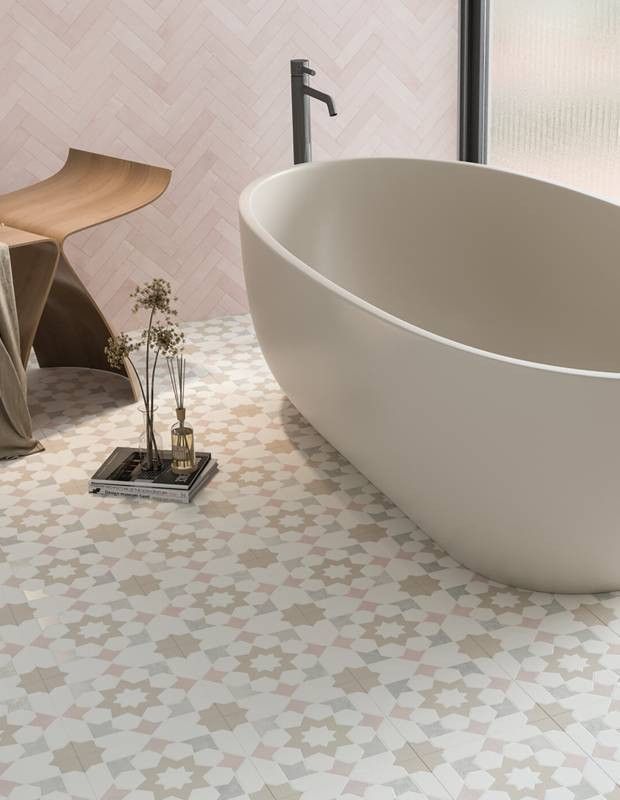 Carrelage Tara Etoile Taupe -  22.3x22.3cm - FV27021666