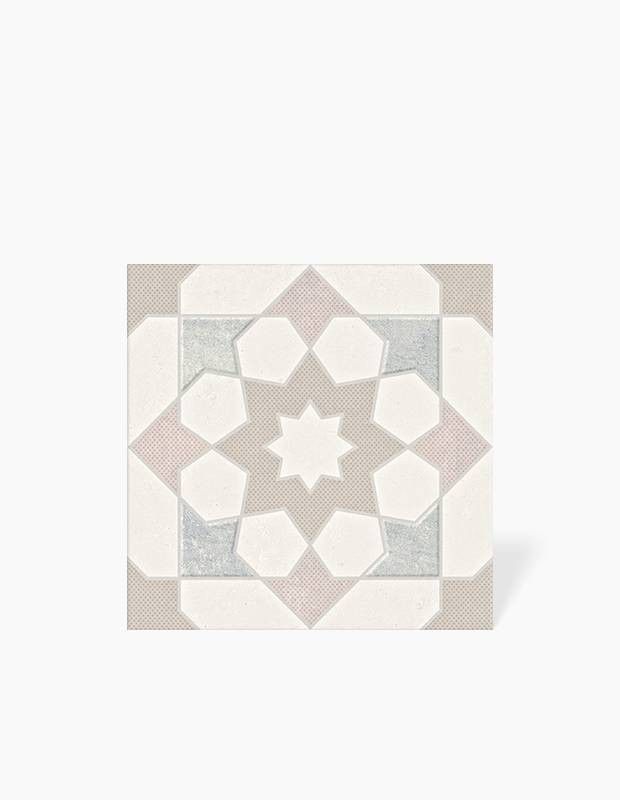 Carrelage Tara Etoile Taupe -  22.3x22.3cm - FV27021666