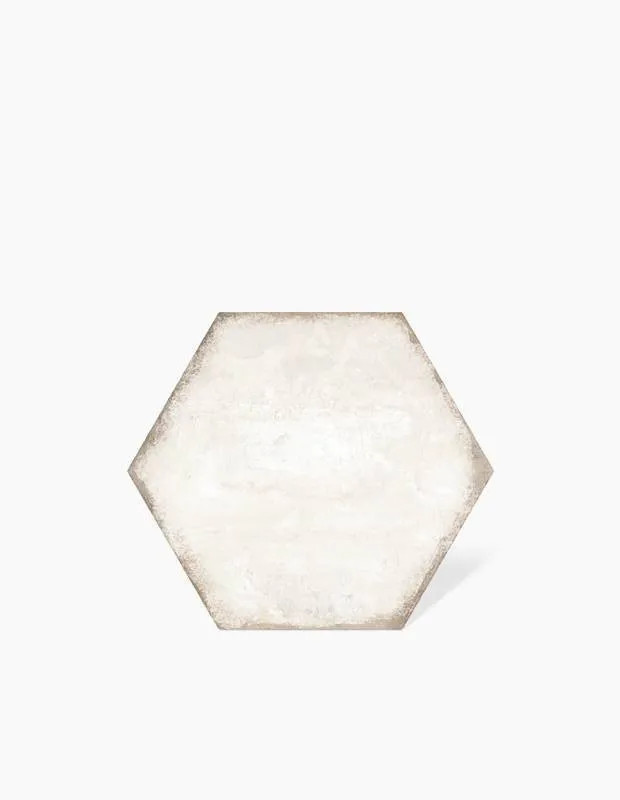 lot de Carrelage Tomette Uni White 19.8x22.8 - MA2303274