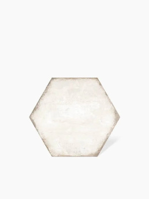 lot de Carrelage Tomette Uni White 19.8x22.8 - MA2303274 