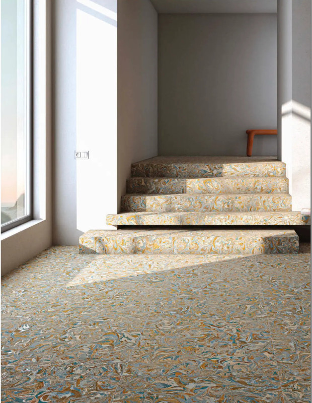 Carrelage Grès Porcelainé Émaillé Tutti Frutti Multicolore 60x60 cm