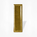 Carrelage Rectangulaire Minare relief - Jaune moutarde - 5x15 cm | JU2026072