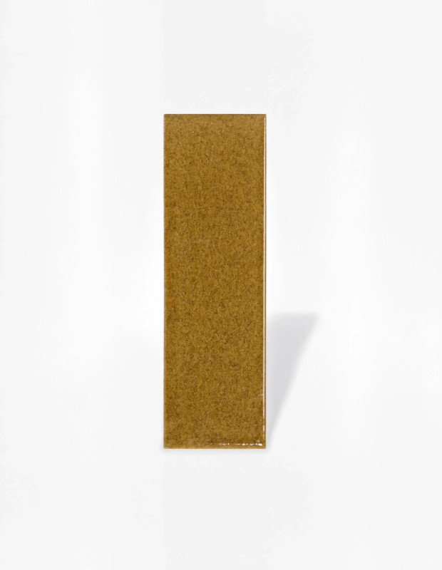 Carrelage Rectangulaire Minare - Jaune Moutarde mouchetée - 5x15 cm | JU2026076