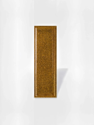 Kopie von Kopie von Kopie von Kopie von Kopie von Carrelage Rectangulaire Minare relief - Jaune moutarde - 5x15 cm | JU2026072 