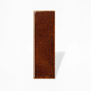 Carrelage Rectangulaire Minare - Orange intense mouchetée - 5x15 cm | JU2026078