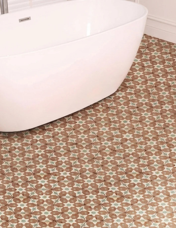 carrelage-hexagonal-lorana-en-gres-cerame-21-x-25cm-ju2026080 pour sol