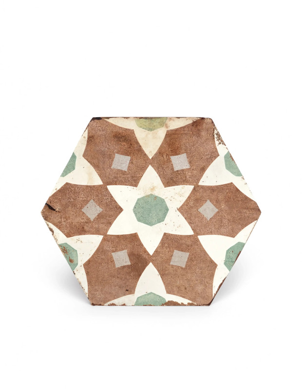 carrelage-hexagonal-lorana-en-gres-cerame-21-x-25cm-ju2026080 pour sol