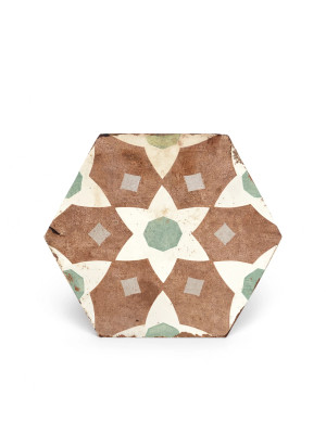 carrelage-hexagonal-lorana-en-gres-cerame-21-x-25cm-ju2026080 pour sol 
