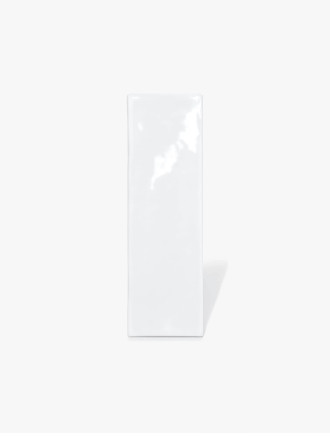 Faience rectangulaire brillant couleur blanche faïence, uni - 6.5 x 25.0 cm | DC2025123