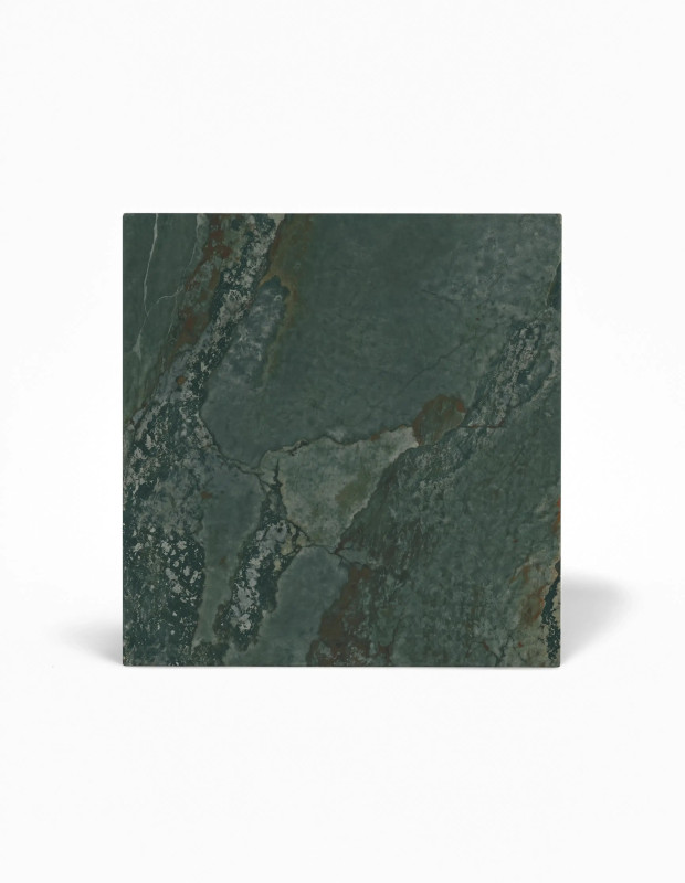 Carrelage Métallisé Vert Brillant 90x90 cm | Effet Cosmos