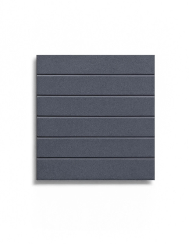 Carrelage Structuré Lignes Gris Basalte 22,5x22,5 cm | Sol & Mur R10