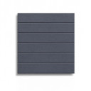 Strukturierte Fliese Linien-Design Basaltgrau 22,5x22,5 cm | R10