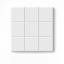 Carrelage Relief Quadrillé Blanc 22,5x22,5 cm | Sol & Mur R10
