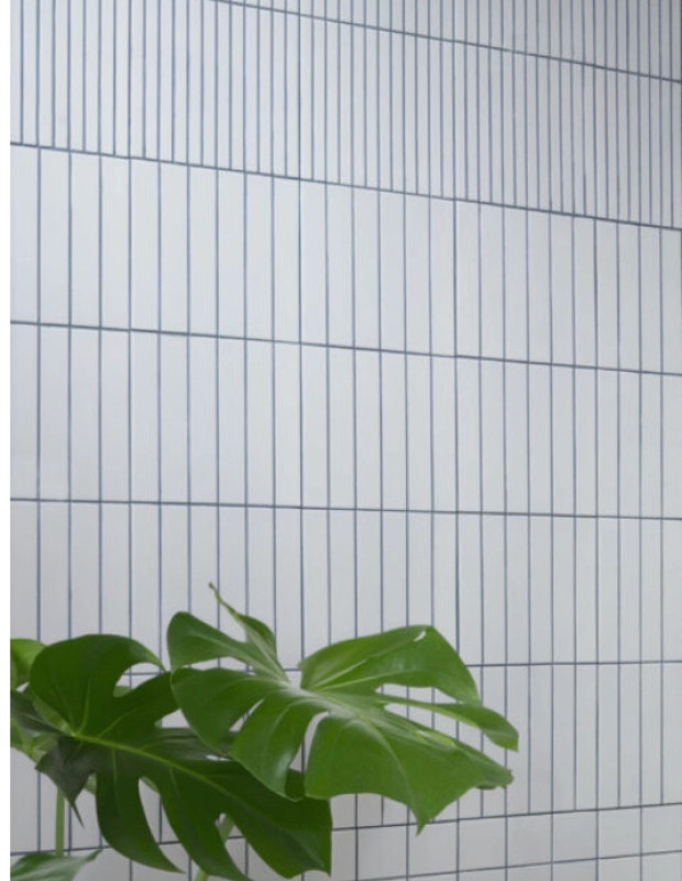 Carrelage Structuré Lignes Blanc 22,5x22,5 cm | Sol & Mur R10