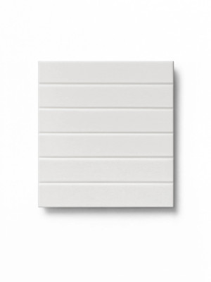 Carrelage Structuré Lignes Blanc 22,5x22,5 cm | Sol & Mur R10 