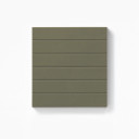 Strukturierte Fliese Linien-Design Olivgrün 22,5x22,5 cm | R10 Matt