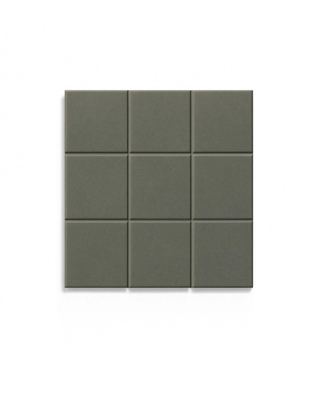 Fliese Große Quadrate R10 Olivgrün 22,5x22,5 cm