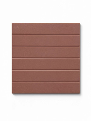 Fliese Stockholm Terracotta 22,5x22,5 | Breite Linien R10 