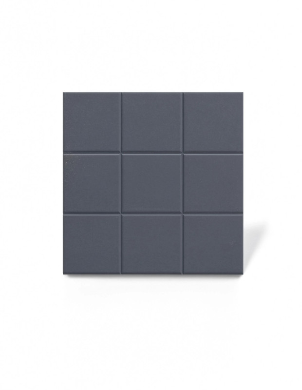 Fliese Stockholm Marineblau 22,5x22,5 | Große Karos R10