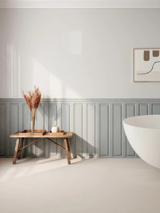 Faïence Bleu Ciel Effet Boiserie 30x120 cm | Grand Format