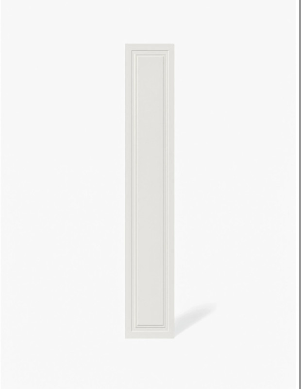 Wandfliese Holzvertäfelung Optik Weiß 30x120 cm
