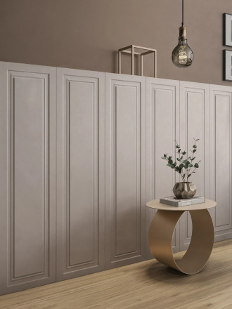 Faïence Effet Boiserie Taupe 30x120 cm | Grès Cérame