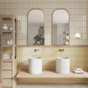 Carrelage Mural Ocre Glossy 6,5x20 Eclipse | Faïence Effet Artisanal
