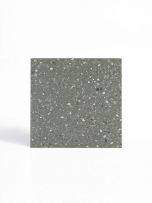 Wand- & Bodenfliese Terrazzo Grün 30x30 Tiny | Kalibriert 