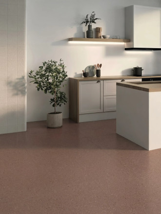Terrazzo Fliesen Rosa 30x30 rektifiziert | Tiny
