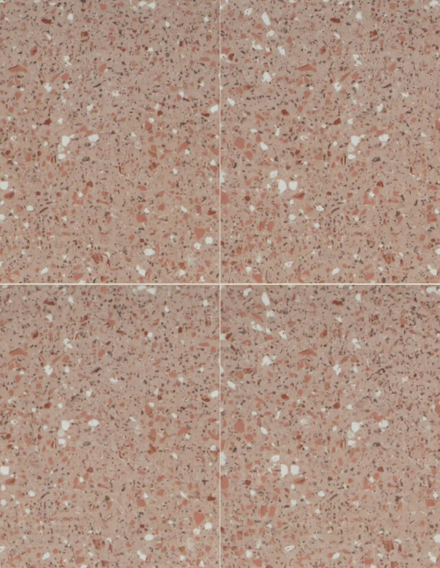Carrelage Terrazzo Rose 30x30 cm Rectifié | Tiny